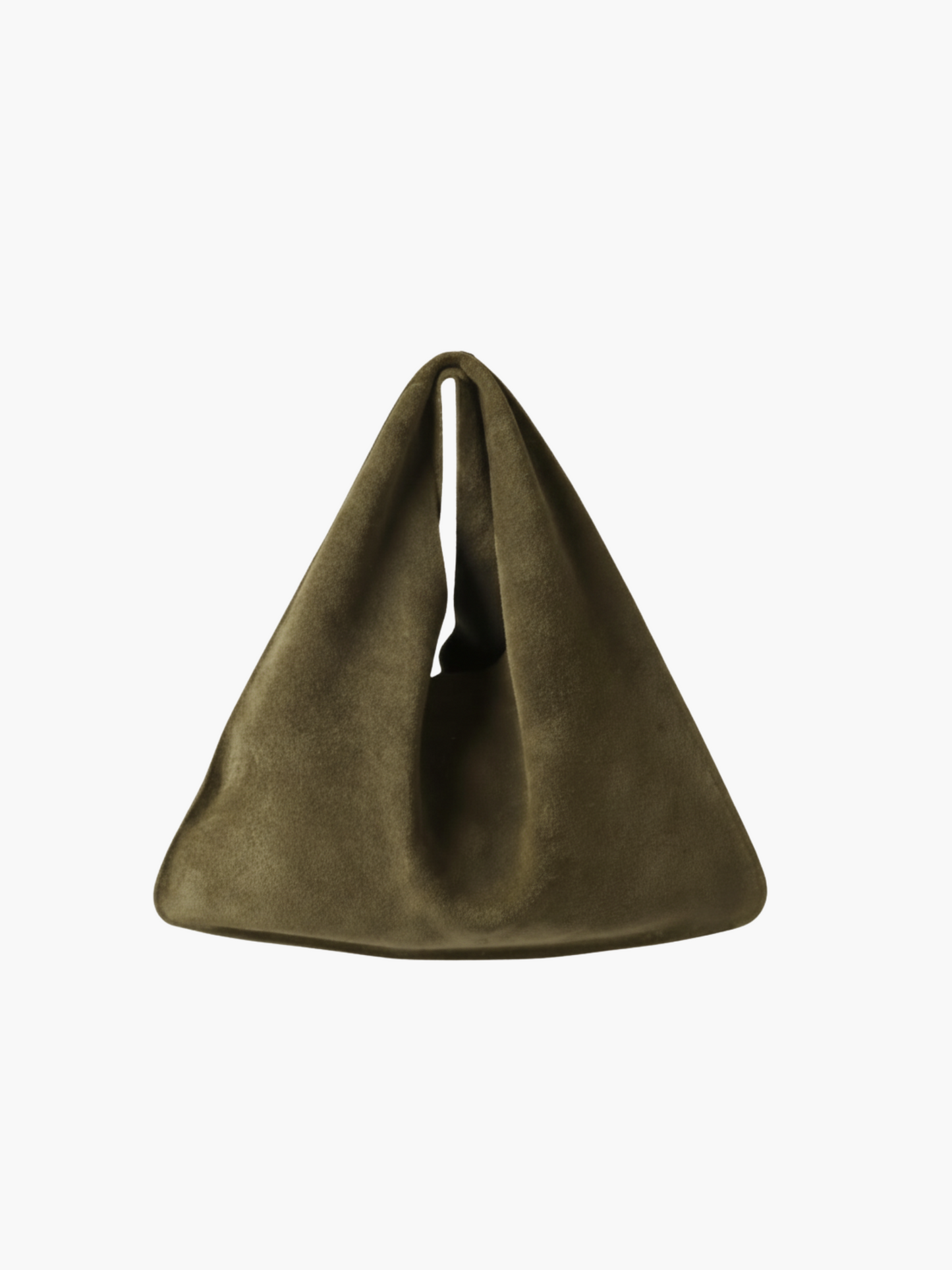 Arc Suede Shoulder Bag