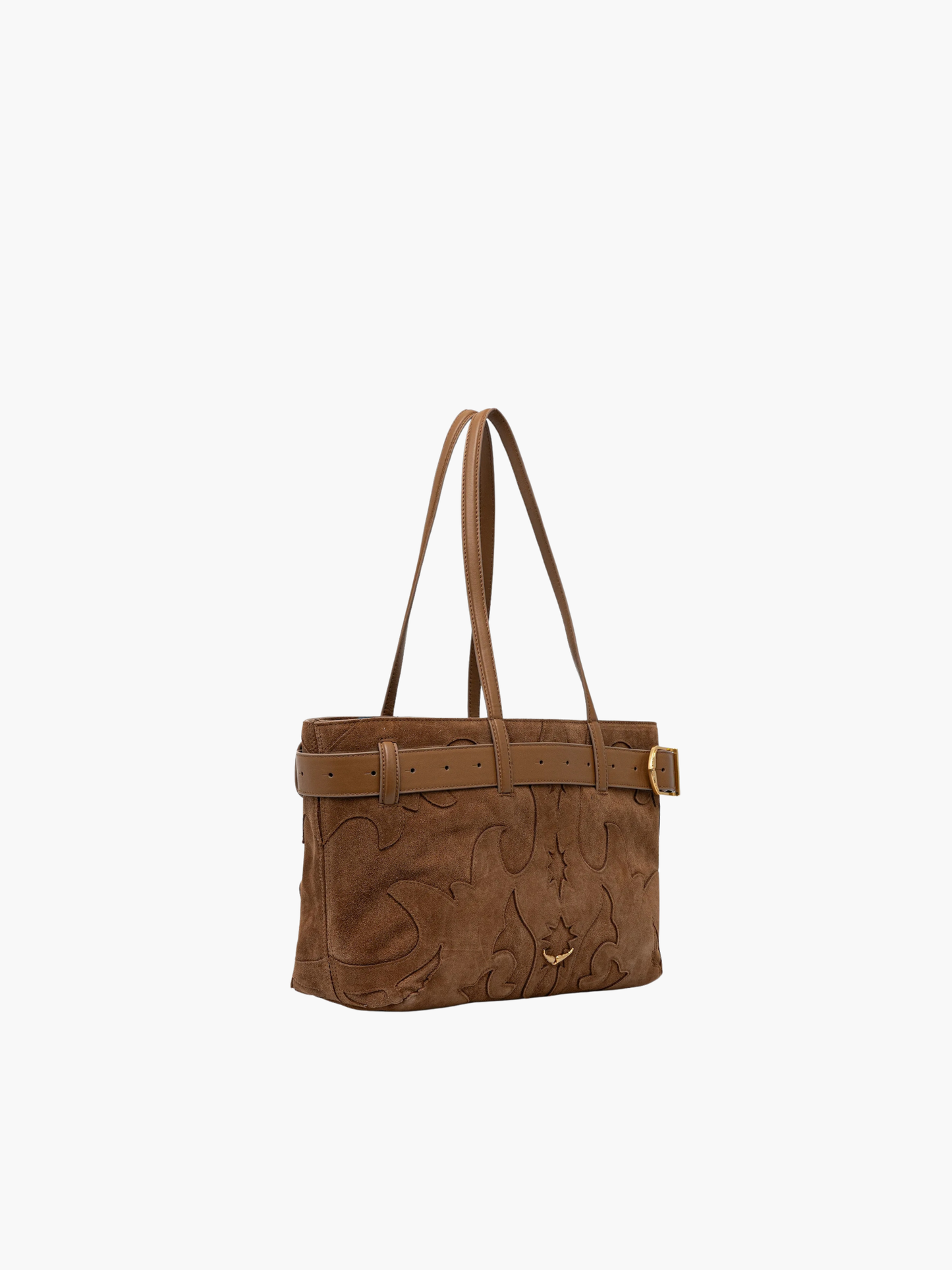Maven Suede Carryall Tote Bag