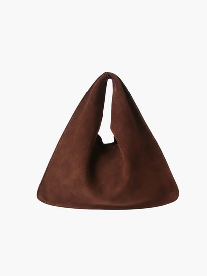 Arc Suede Shoulder Bag